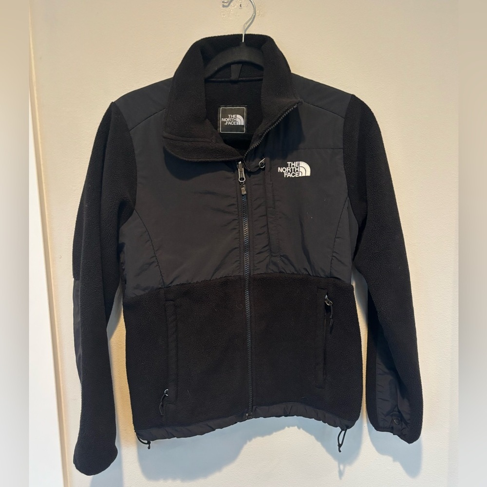 The North Face Black Jacket with White Logo